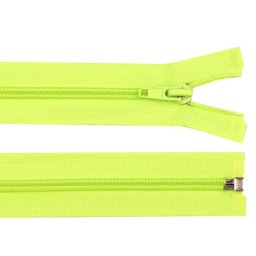 Spirálový zip No 5 délka 75 cm bundový POL, barva 229 žlutá neon