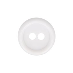 Knoflík košilový velikost 18", barva Bílá (101)