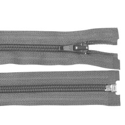 Spirálový zip No 5 délka 35 cm bundový POL, barva 319 šedá ocelová