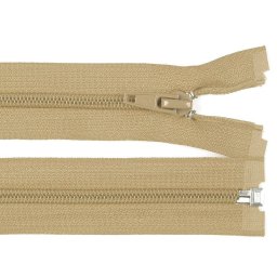 Spirálový zip No 5 délka 80 cm bundový POL, barva 308 hnědá přírodní