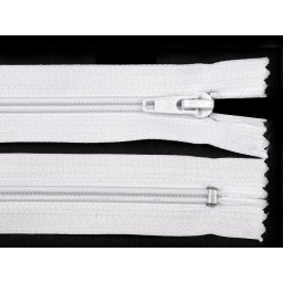 Spirálový zip No 5 délka 18 cm POL, barva 101 bílá