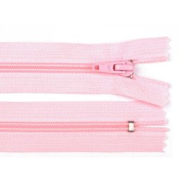 Spirálový zip No 5 délka 18 cm POL, barva 133 růžová světlá