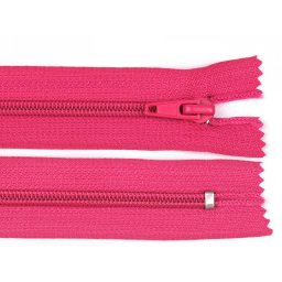 Spirálový zip No 5 délka 18 cm POL, barva 146 růžová malinová