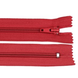 Spirálový zip No 5 délka 18 cm POL, barva 148 červená