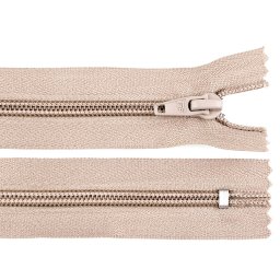 Spirálový zip No 5 délka 18 cm POL, barva 294 béžová