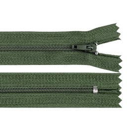 Spirálový zip No 3 délka 18 cm pinlock, barva 263 zelená khaki