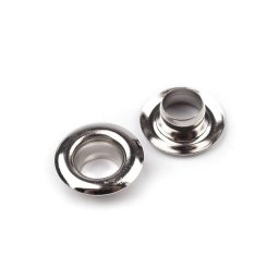 Průchodky s podložkou vnitřní Ø7 mm / vnější Ø13 mm, barva barva nikl