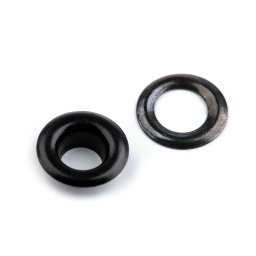 Průchodky s podložkou vnitřní Ø7 mm / vnější Ø13 mm, barva nikl černý