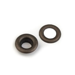 Průchodky s podložkou vnitřní Ø7 mm / vnější Ø13 mm, barva staromosaz