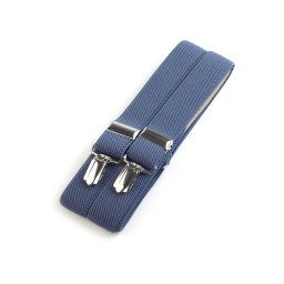 Šle šíře 2,5 cm délka 125 cm, barva 10 modrá jeans