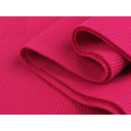 Elastický bavlněný náplet žebrovaný - tunel 16x80 cm, barva 33 (889) pink