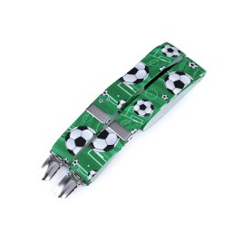 Dětské šle srdce, fotbal, auto, hvězda, formule, smajlík, motýl, barva 18 zelená pastelová Fotbal