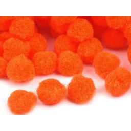 Bambulka Ø20 mm, barva 4 (15-18 mm) oranžová mrkvová