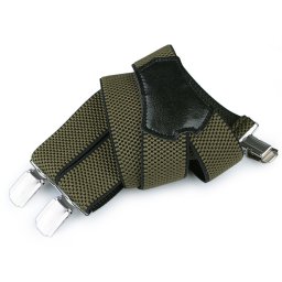 Šle šíře 3,5 cm délka 120 cm, barva 10 zelená khaki