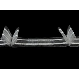 Záclonovka 2 skladová šíře 25 mm, barva transparent