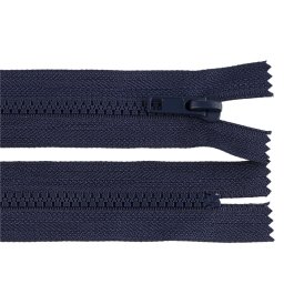 Kostěný zip No 5 délka 16 cm, barva 330 modrá tmavá