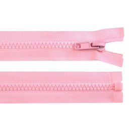 Kostěný zip No 5 délka 35 cm bundový, barva 134 růžová dětská světlá