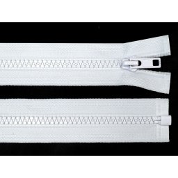 Kostěný zip No 5 délka 45 cm bundový, barva 101 bílá