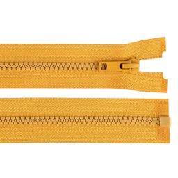 Kostěný zip No 5 délka 45 cm bundový, barva 123 hořčicová
