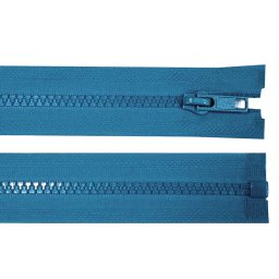 Kostěný zip No 5 délka 70 cm bundový, barva 216 modrá sytá