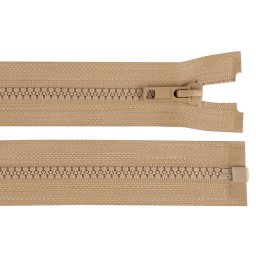 Kostěný zip No 5 délka 75 cm bundový, barva 308 hnědá přírodní