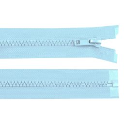 Kostěný zip No 5 délka 80 cm bundový, barva 183 modrá ledová