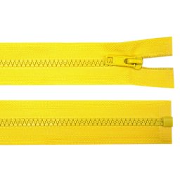 Kostěný zip No 5 délka 85 cm bundový, barva 110 žlutá