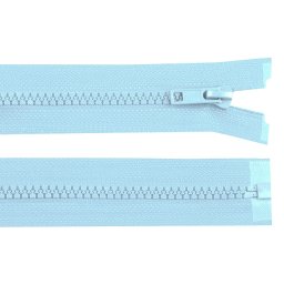 Kostěný zip No 5 délka 85 cm bundový, barva 183 modrá ledová