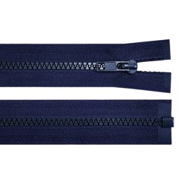 Kostěný zip No 5 délka 85 cm bundový, barva 330 modrá tmavá