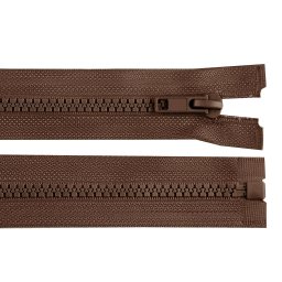 Kostěný zip No 5 délka 100 cm bundový, barva 304 hnědá čokoládová