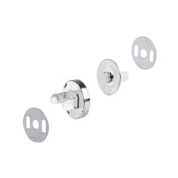 Magnetické zapínání Ø18 mm, barva 1 barva nikl