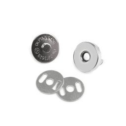 Magnetické zapínání Ø15 mm nikl, barva barva nikl