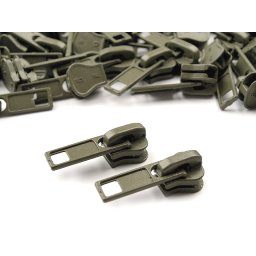 Jezdec ke kostěným zipům No 5, barva 08/298 Military Olive