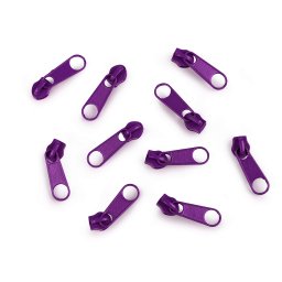Jezdec ke spirálovým zipům No 3, barva 170 fialová purpura