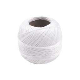 Vyšívací příze Perlovka Niťárna, barva 0010 White