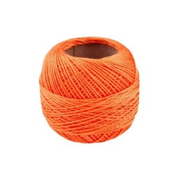Vyšívací příze Perlovka Niťárna, barva 2192 Jaffa Orange