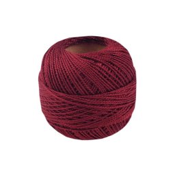 Vyšívací příze Perlovka Niťárna, barva 3582 Rumba Red