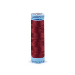 Bavlněné nitě 100 m Etiketní č.50 Triana Amann, barva 1348 Rumba Red