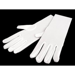 Společenské rukavice pánské, barva 1 (25 - 27 cm) bílá