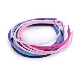 Plastová čelenka do vlasů, barva 1 mix