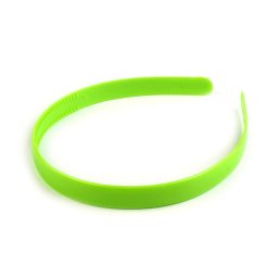 Plastová čelenka do vlasů, barva 9 zelená sv.