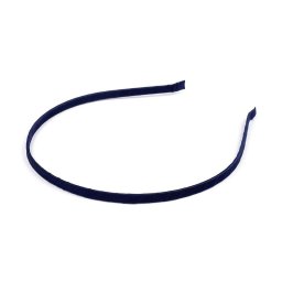 Saténová čelenka do vlasů, barva 11 modrá temná