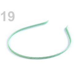 Saténová čelenka do vlasů, barva 19 mint