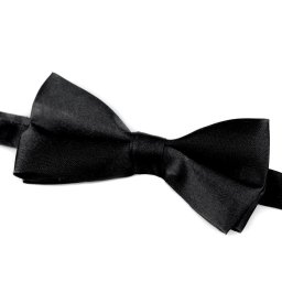 Malý saténový motýlek, barva 1 černá