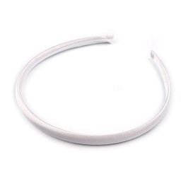 Saténová čelenka do vlasů, barva 1 bílá