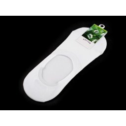 Dámské / dívčí bavlněné ponožky do tenisek, barva 1 bílá