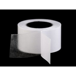 Oboustranná lepicí páska pro dekolt Prym šíře 25 mm, barva transparent