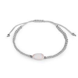 Náramek shamballa, barva 10 šedá