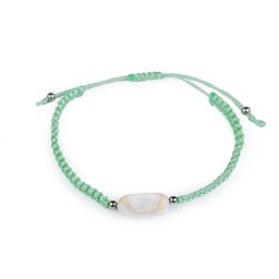 Náramek shamballa, barva 12 zelená lipová