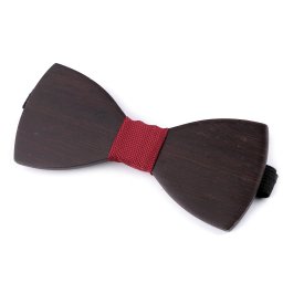 Dřevěný motýlek, barva 19 hnědá kávová bordó